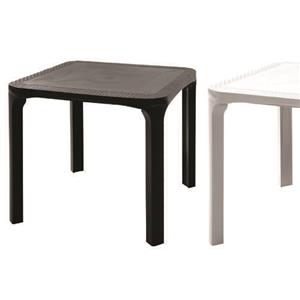 TAVOLI RATTAN OLE' ANTRACITE 80X80